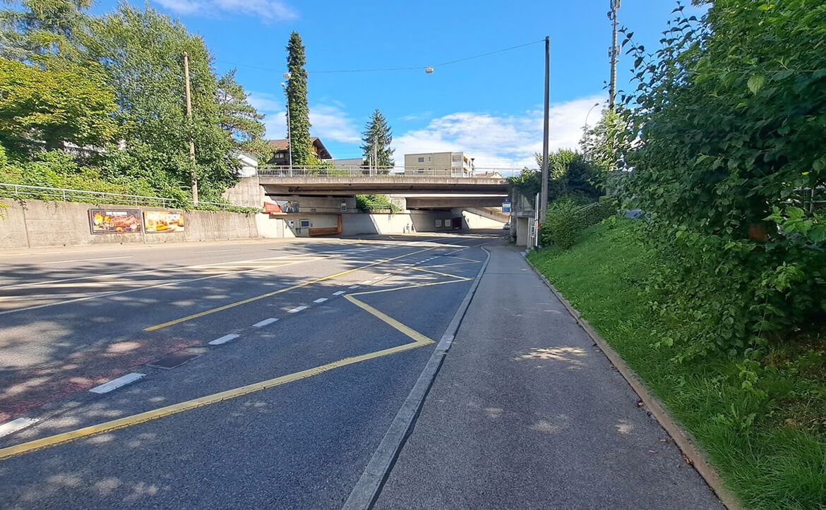 Bushaltestelle Emmenbrücke Kapf