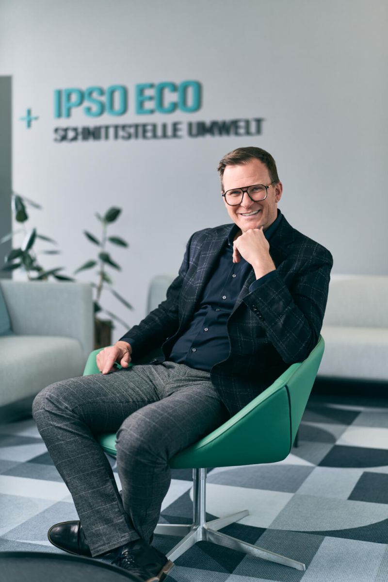 Porträt von Patrik Affentranger, Geschäftsführer und Verwaltungsratsmitglied der IPSO ECO AG